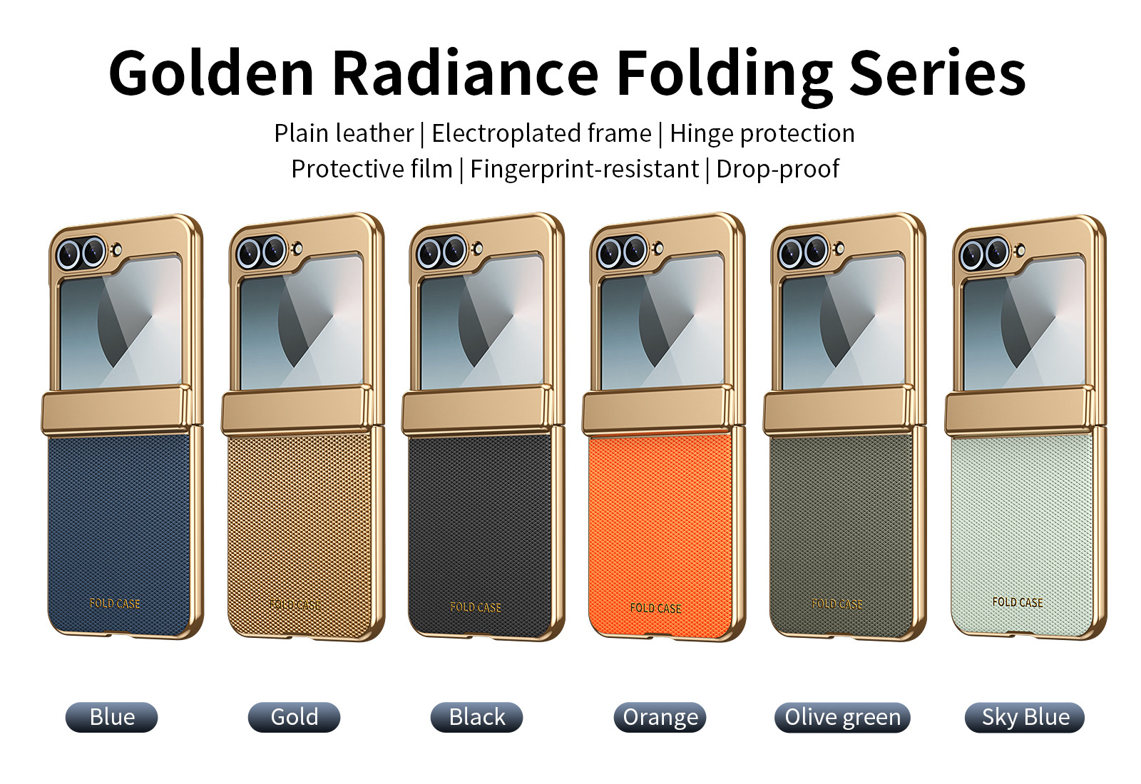 Compatible with Samsung ZFlip 8/7 phone case, 6/5 diamond pattern electroplated center frame, full coverage, shockproof, 4/3 protective case