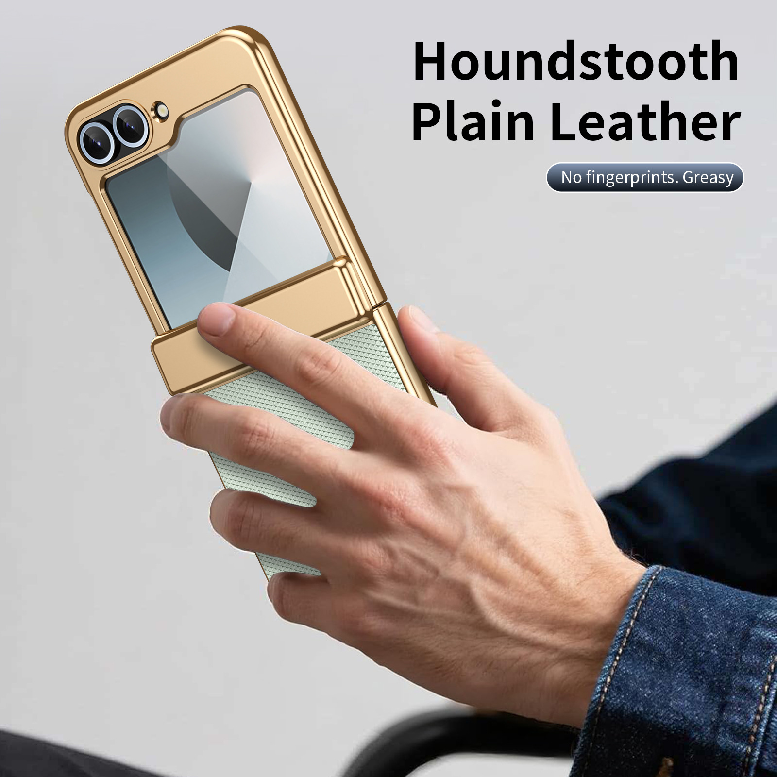 Compatible with Samsung ZFlip 8/7 phone case, 6/5 diamond pattern electroplated center frame, full coverage, shockproof, 4/3 protective case