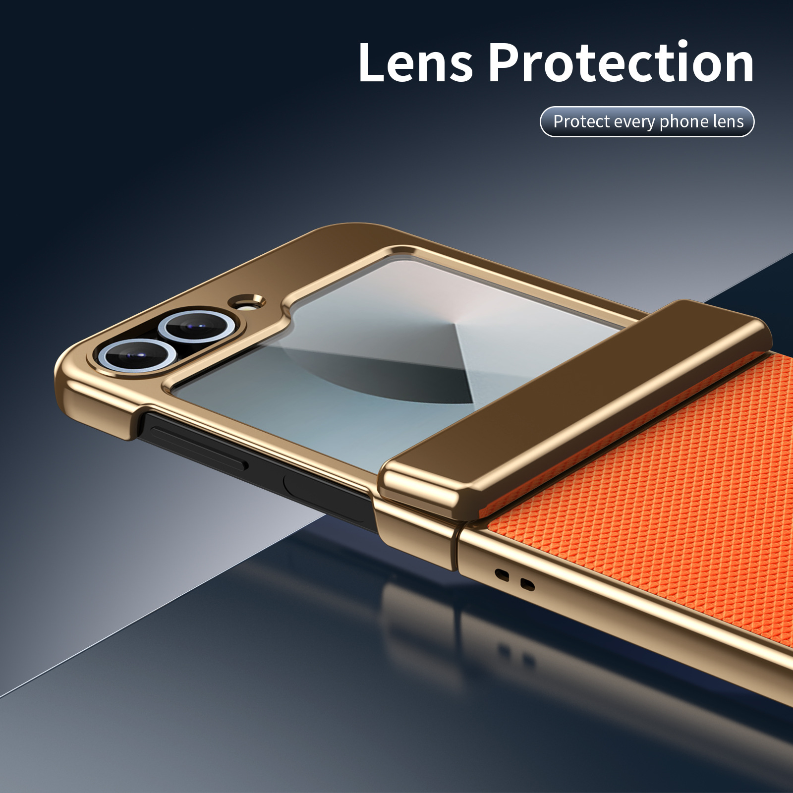 Compatible with Samsung ZFlip 8/7 phone case, 6/5 diamond pattern electroplated center frame, full coverage, shockproof, 4/3 protective case