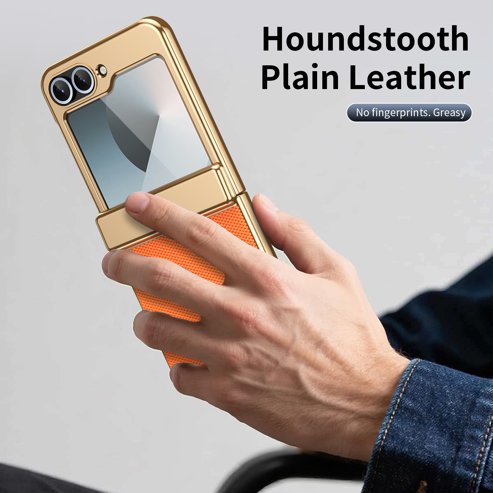 Compatible with Samsung ZFlip 8/7 phone case, 6/5 diamond pattern electroplated center frame, full coverage, shockproof, 4/3 protective case