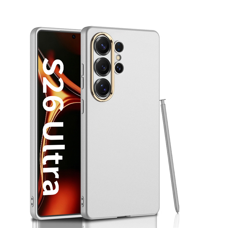 Compatible with Samsung S26 Ultra phone case and S25 Ultra skin-feel frosted PC ultra-thin full-coverage protective case for cross-border e-commerce.