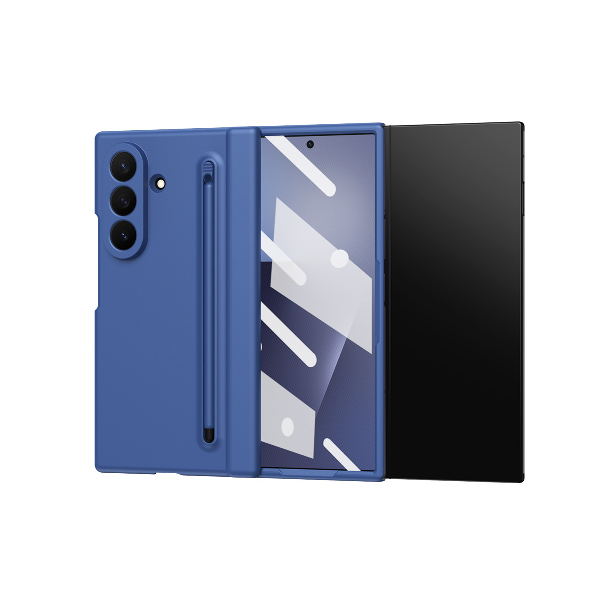 Compatible with Samsung Z TriFold tri-fold phone case, pop-up pen slot, pen case, and screen protector, all in one Fold7 protective case.