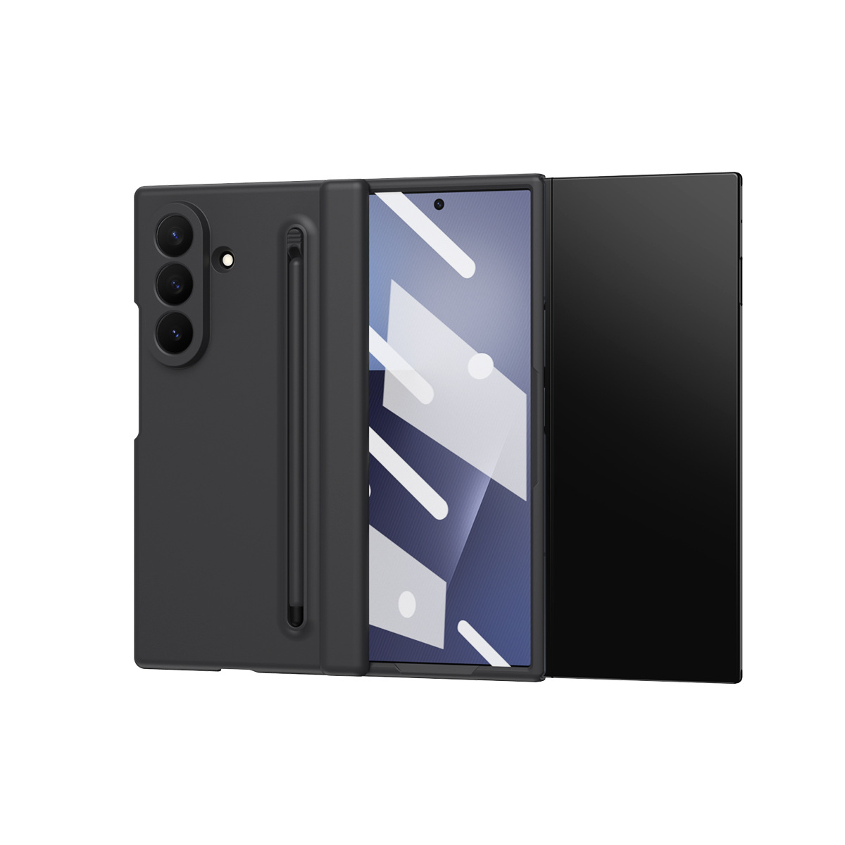 Compatible with Samsung Z TriFold tri-fold phone case, pop-up pen slot, pen case, and screen protector, all in one Fold7 protective case.