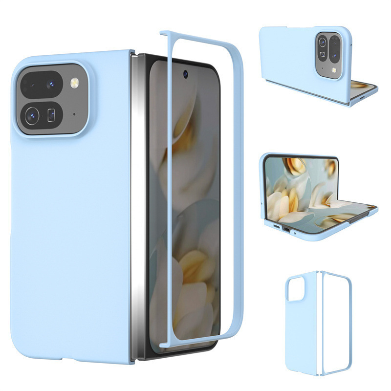 Ultra-thin, skin-friendly, solid color 9Fold folding protective case for Google Pixel 10 Pro Fold.