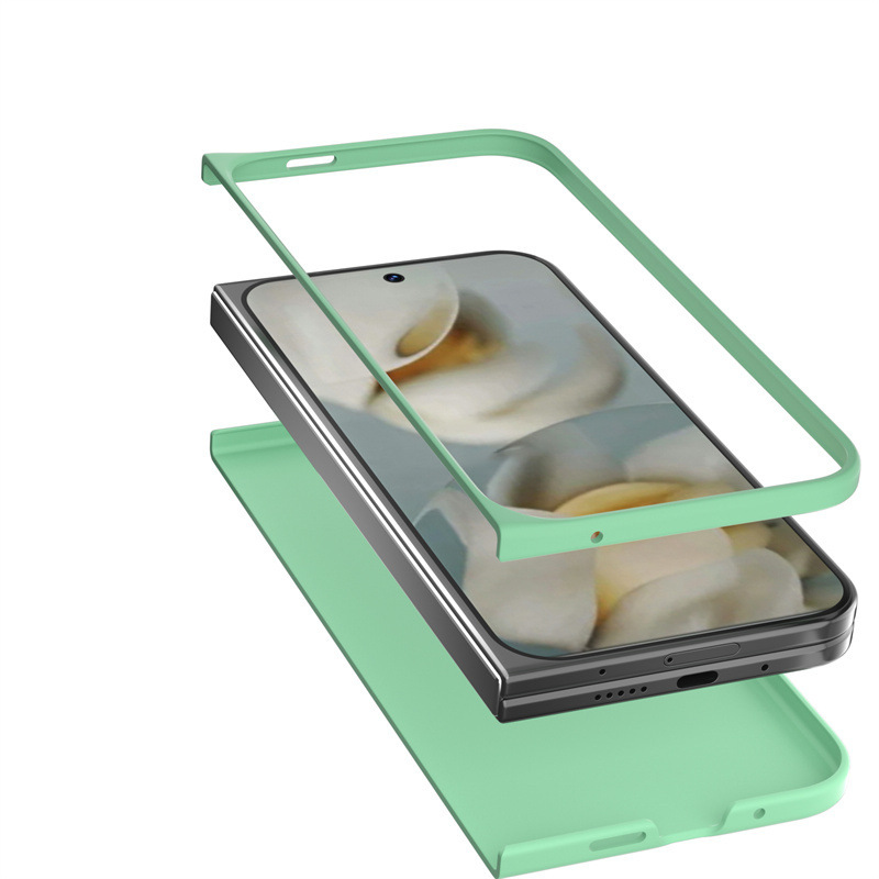 Ultra-thin, skin-friendly, solid color 9Fold folding protective case for Google Pixel 10 Pro Fold.
