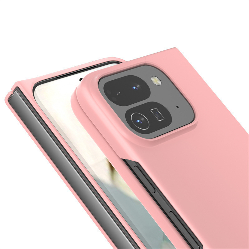 Ultra-thin, skin-friendly, solid color 9Fold folding protective case for Google Pixel 10 Pro Fold.