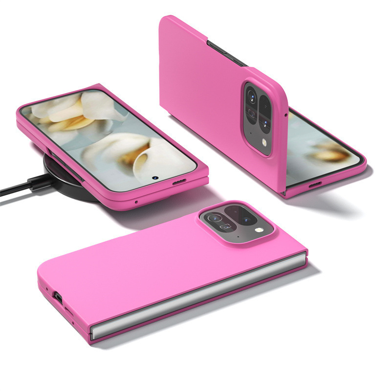 Ultra-thin, skin-friendly, solid color 9Fold folding protective case for Google Pixel 10 Pro Fold.