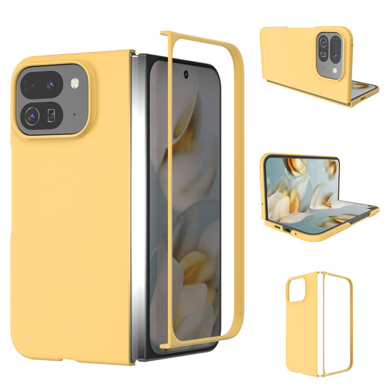 Ultra-thin, skin-friendly, solid color 9Fold folding protective case for Google Pixel 10 Pro Fold.
