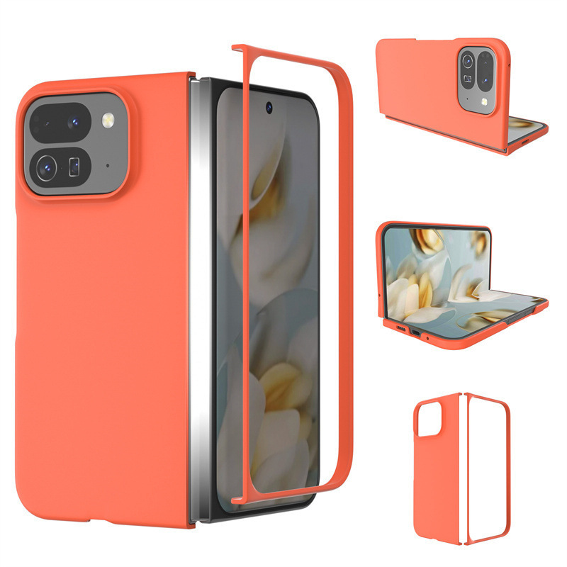 Ultra-thin, skin-friendly, solid color 9Fold folding protective case for Google Pixel 10 Pro Fold.