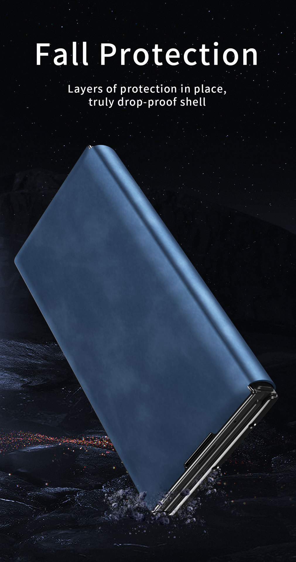Compatible with Samsung Z TriFold tri-fold phone case, rotating stand, pen slot, magnetic flip case with pen attachment
