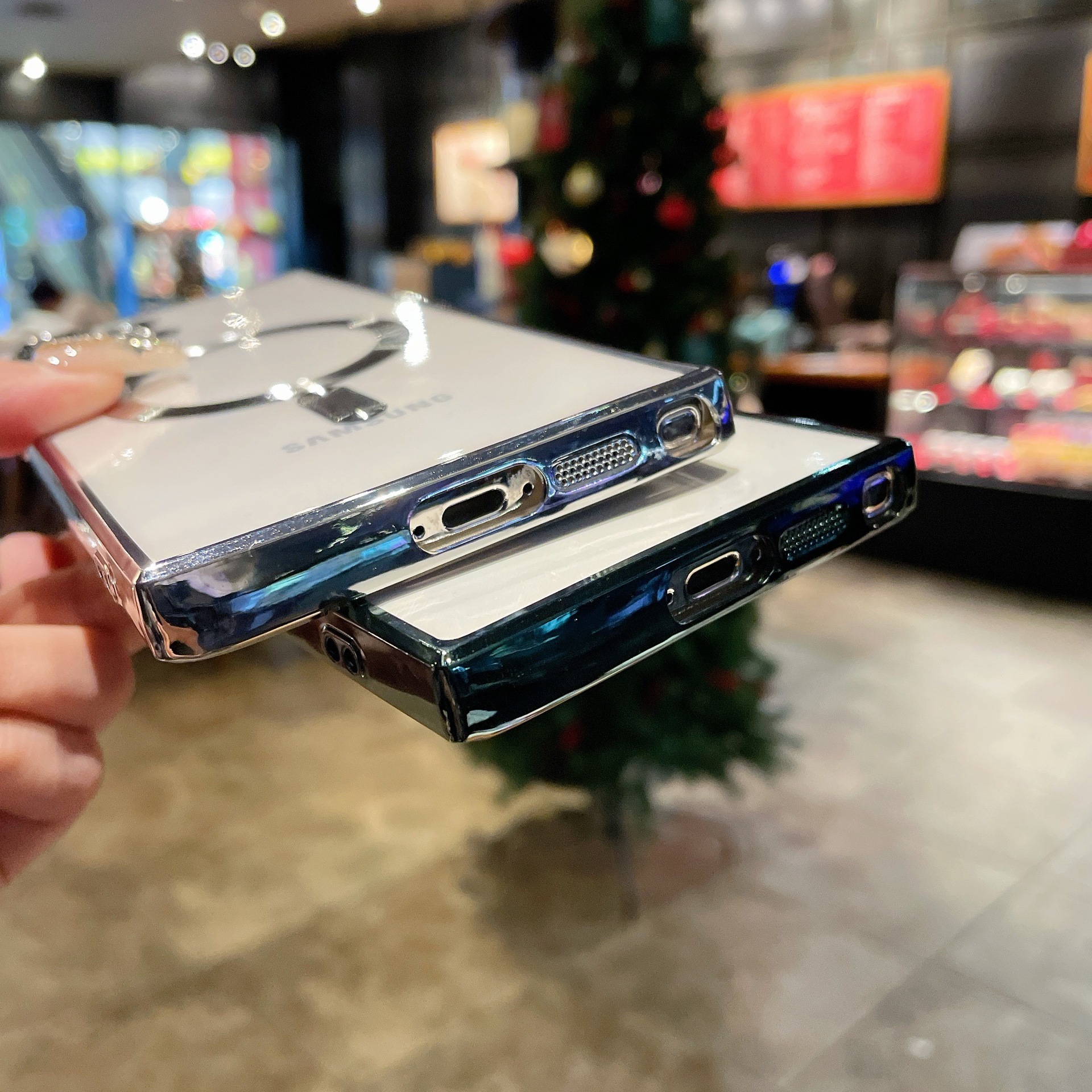 Compatible with Samsung S26 Ultra phone case A57 wireless charging S25 Plus magnetic S24U electroplated TPU soft case A36