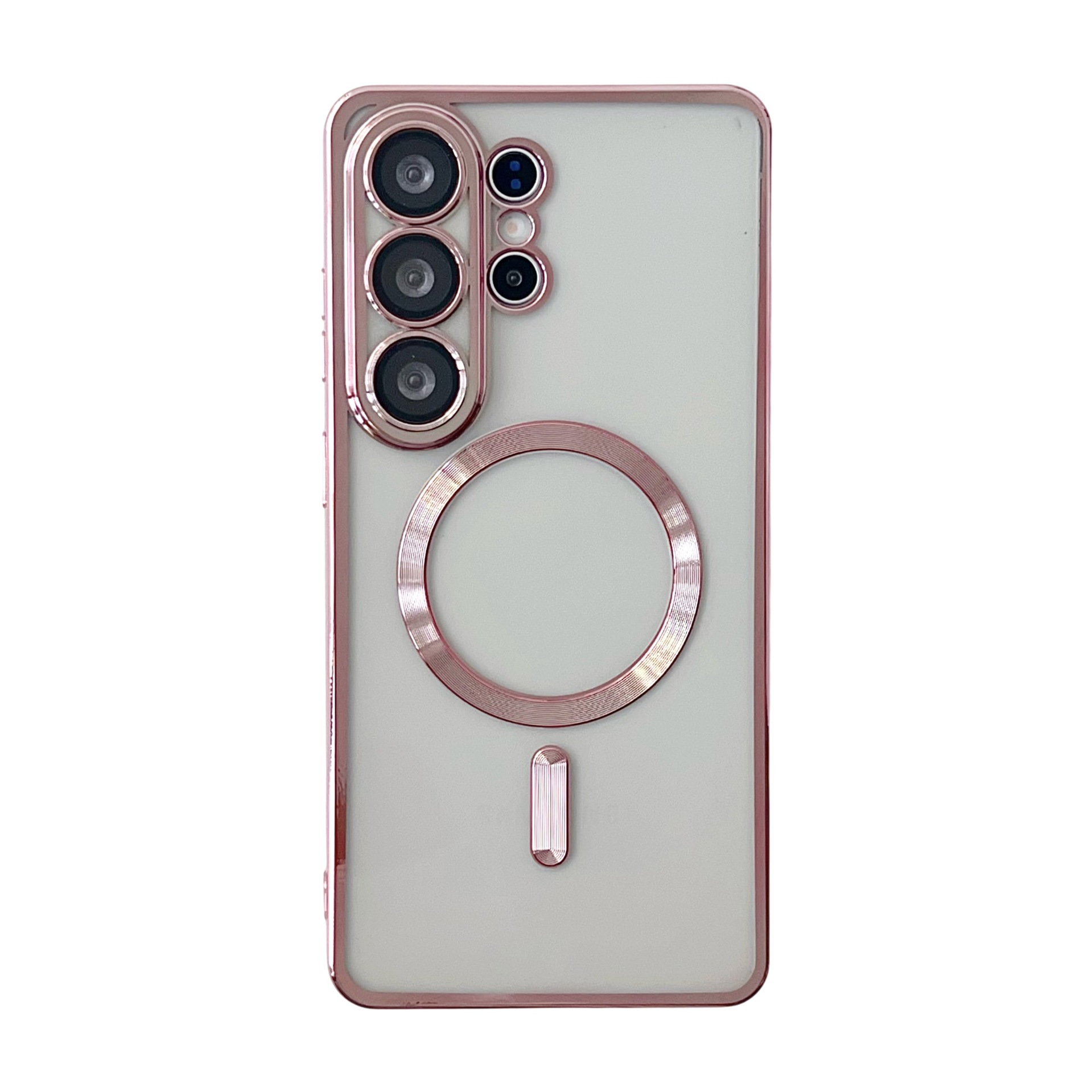 Compatible with Samsung S26 Ultra phone case A57 wireless charging S25 Plus magnetic S24U electroplated TPU soft case A36