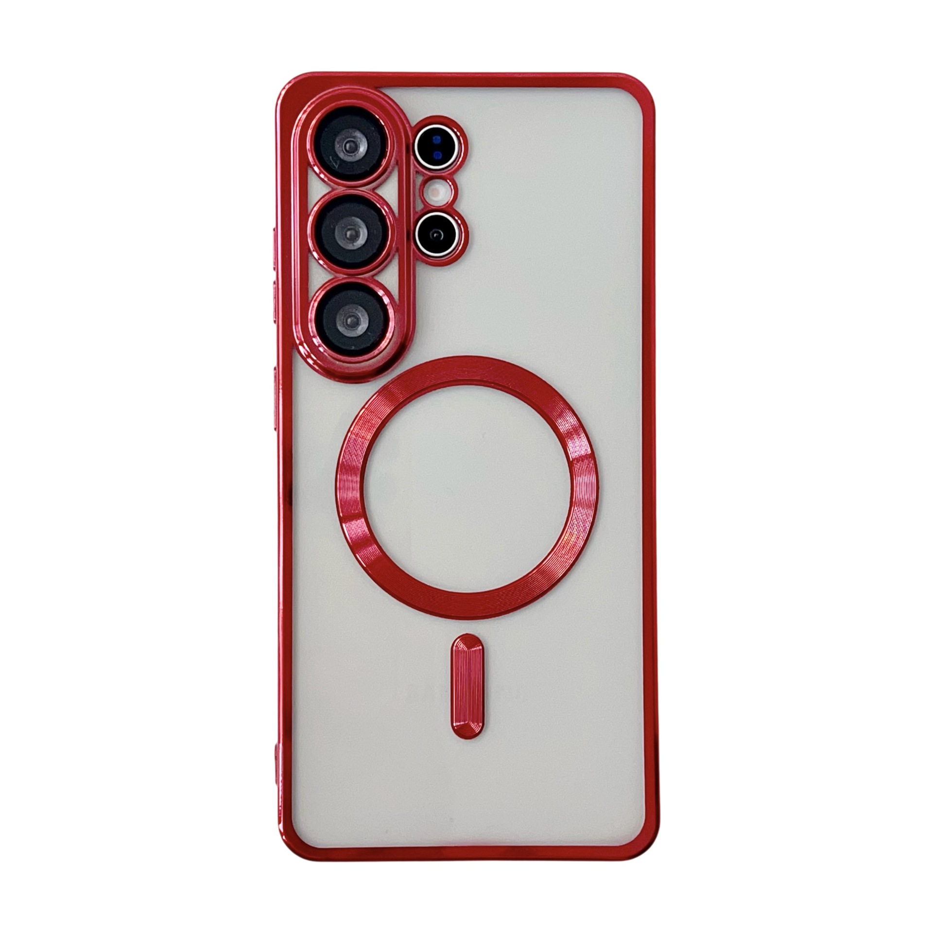 Compatible with Samsung S26 Ultra phone case A57 wireless charging S25 Plus magnetic S24U electroplated TPU soft case A36