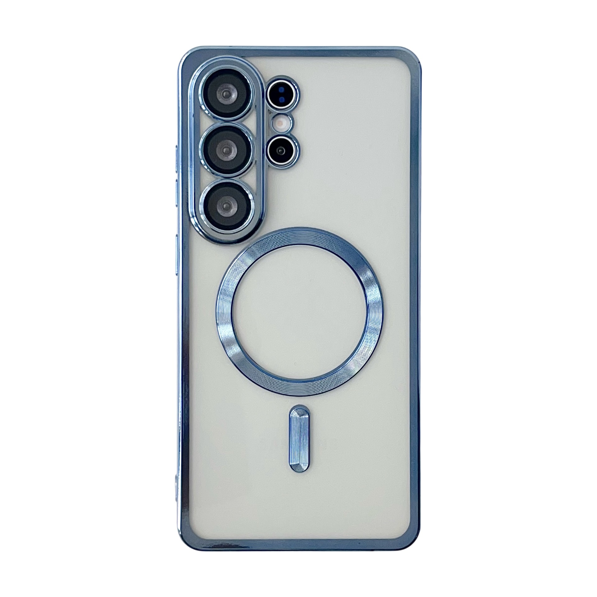 Compatible with Samsung S26 Ultra phone case A57 wireless charging S25 Plus magnetic S24U electroplated TPU soft case A36
