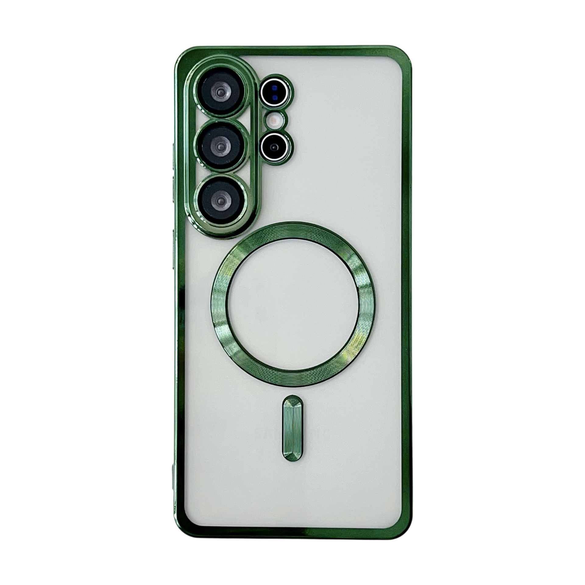 Compatible with Samsung S26 Ultra phone case A57 wireless charging S25 Plus magnetic S24U electroplated TPU soft case A36