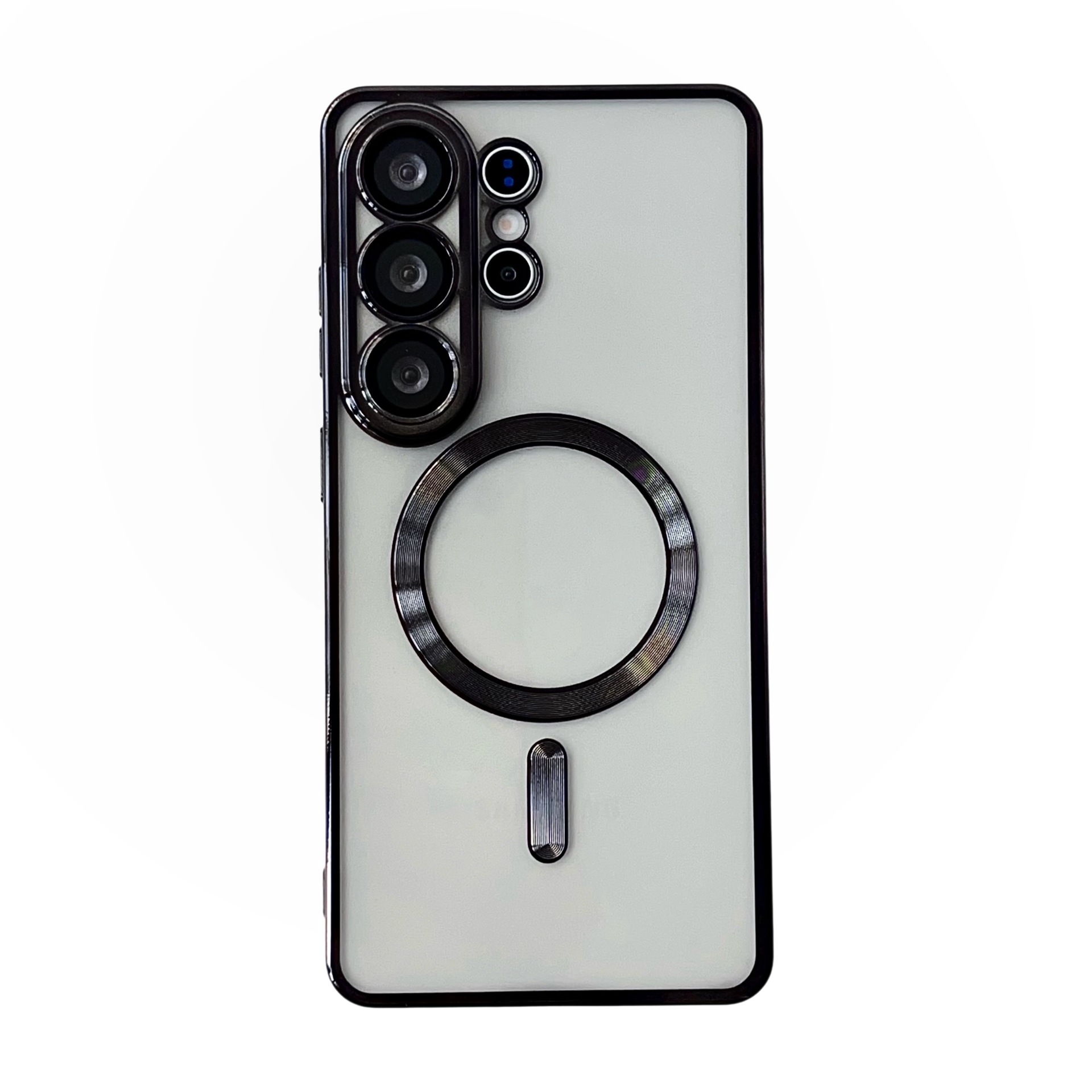 Compatible with Samsung S26 Ultra phone case A57 wireless charging S25 Plus magnetic S24U electroplated TPU soft case A36