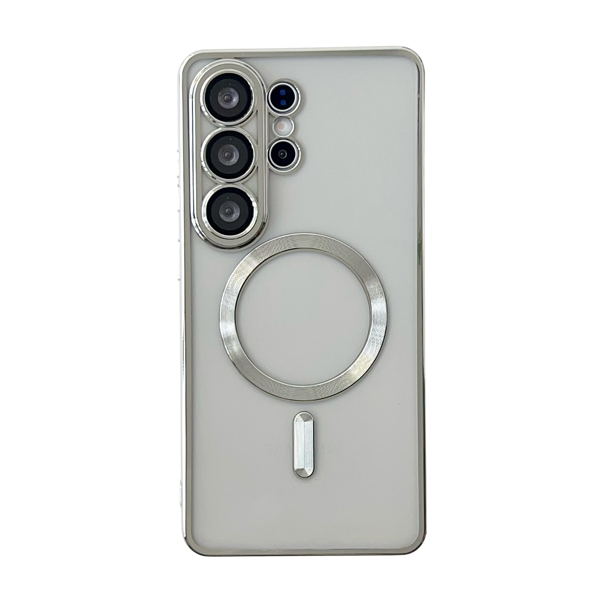 Compatible with Samsung S26 Ultra phone case A57 wireless charging S25 Plus magnetic S24U electroplated TPU soft case A36