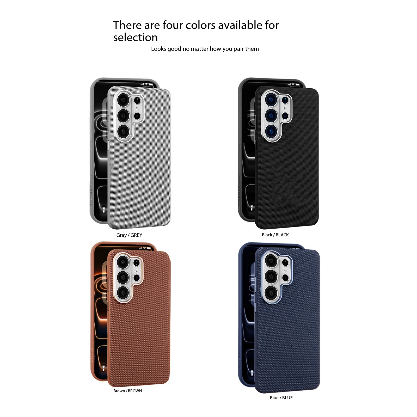 Compatible with Samsung S26 Ultra phone case, S25U wireless charging magnetic electroplated frame, S24U full-coverage shockproof leather case