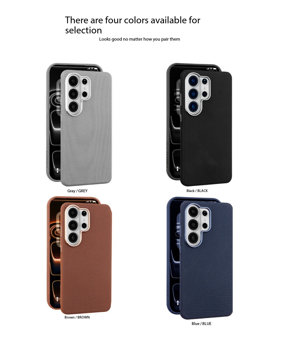 Compatible with Samsung S26 Ultra phone case, S25U wireless charging magnetic electroplated frame, S24U full-coverage shockproof leather case