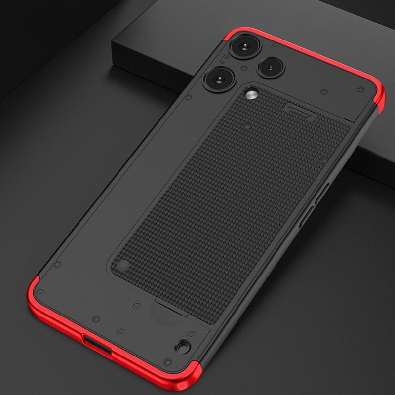 Suitable for Nothing Phone 3Alite, 3-section color-blocked 3AL full-coverage drop-proof protective case.