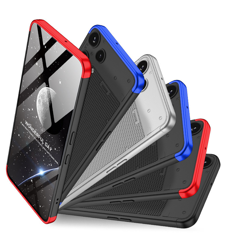 Suitable for Nothing Phone 3Alite, 3-section color-blocked 3AL full-coverage drop-proof protective case.