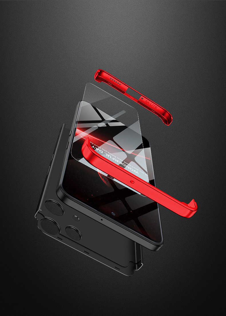 Suitable for Nothing Phone 3Alite, 3-section color-blocked 3AL full-coverage drop-proof protective case.