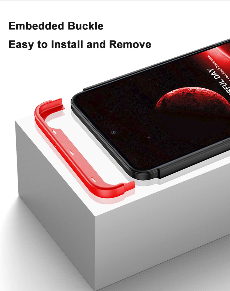 Suitable for Nothing Phone 3Alite, 3-section color-blocked 3AL full-coverage drop-proof protective case.