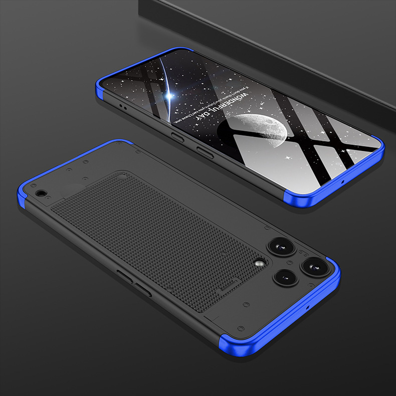 Suitable for Nothing Phone 3Alite, 3-section color-blocked 3AL full-coverage drop-proof protective case.