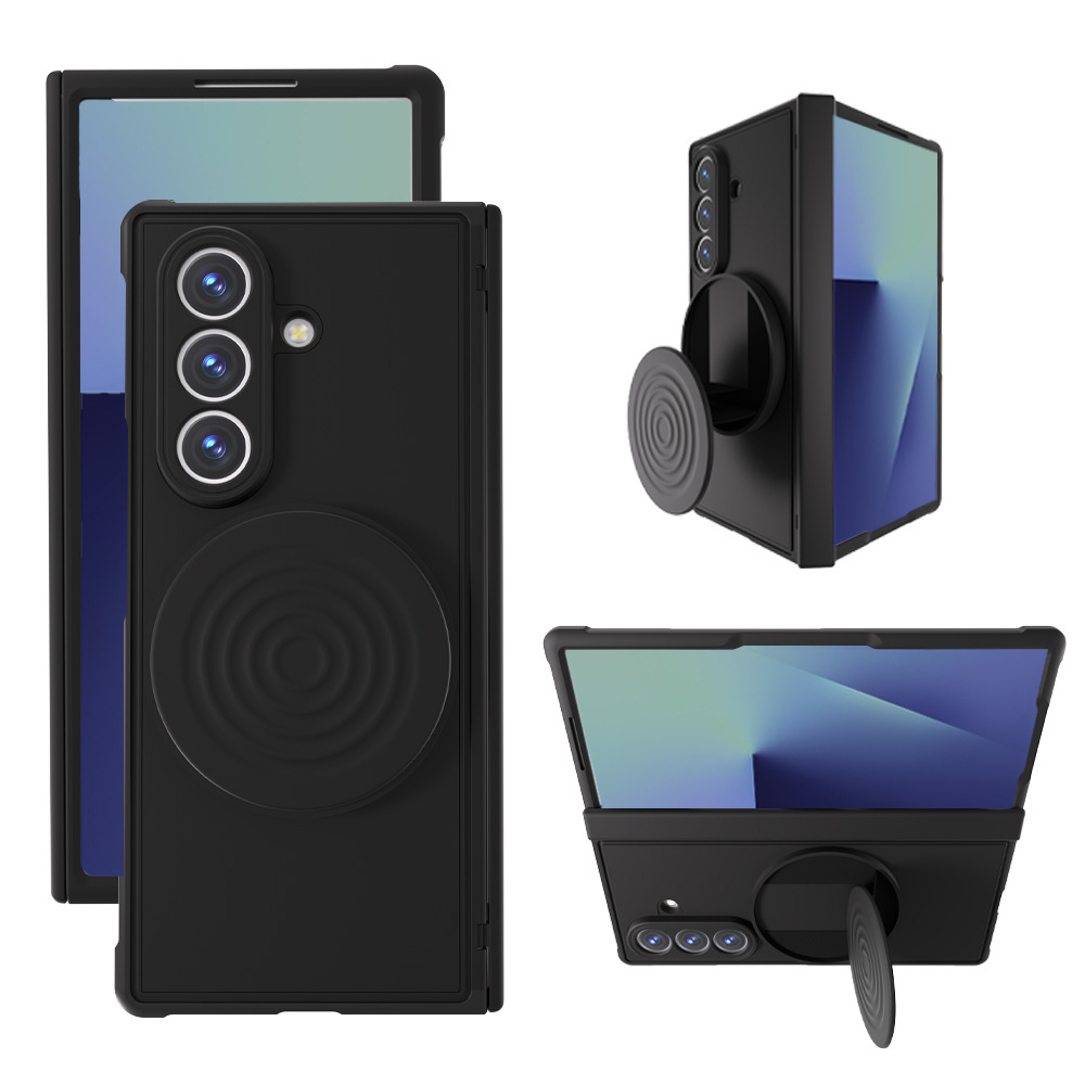 Compatible with Samsung Z Fold8/7 phone case, wireless charging, magnetic ring stand, drop protection case, Amazon.