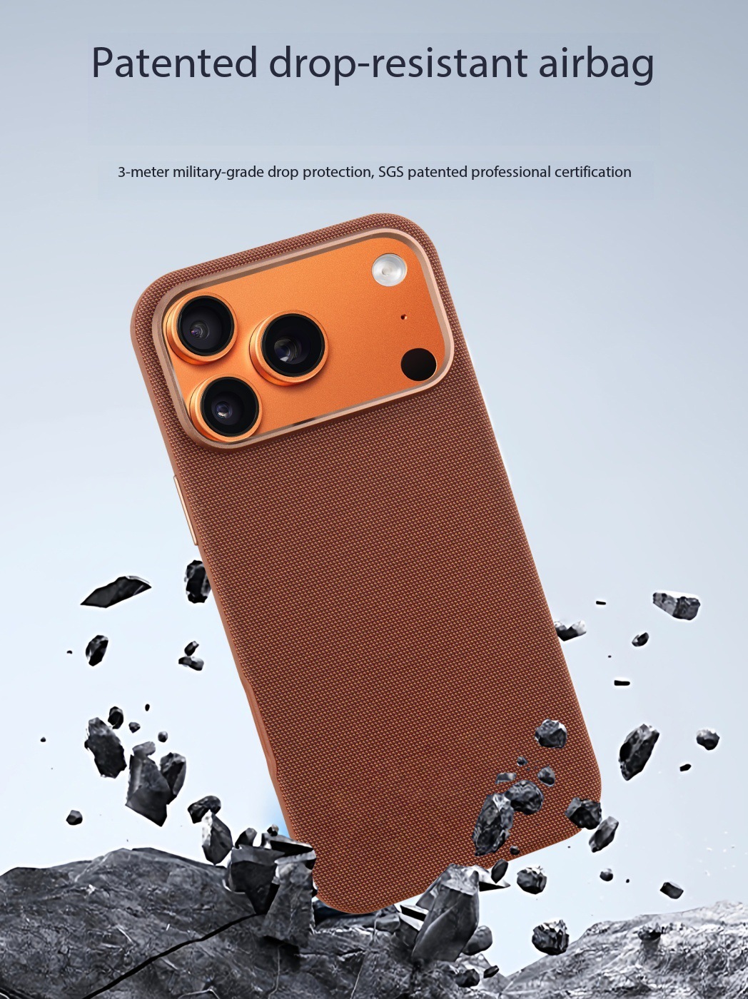 Compatible with Apple iPhone 17 Pro Max, 16 Pro, built-in wireless charging, strong magnetic charging, 15 Plus, vegan leather protective case, 14-inch screen protector.