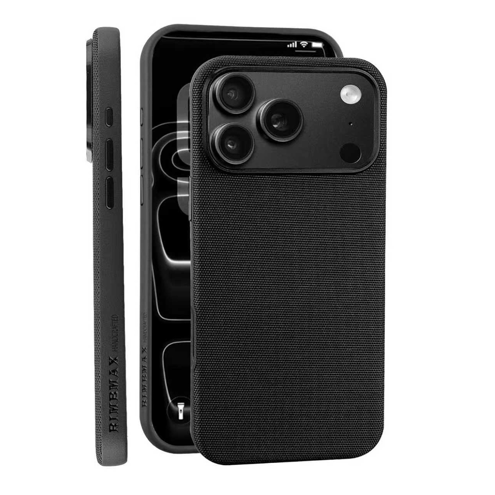 Compatible with Apple iPhone 17 Pro Max, 16 Pro, built-in wireless charging, strong magnetic charging, 15 Plus, vegan leather protective case, 14-inch screen protector.