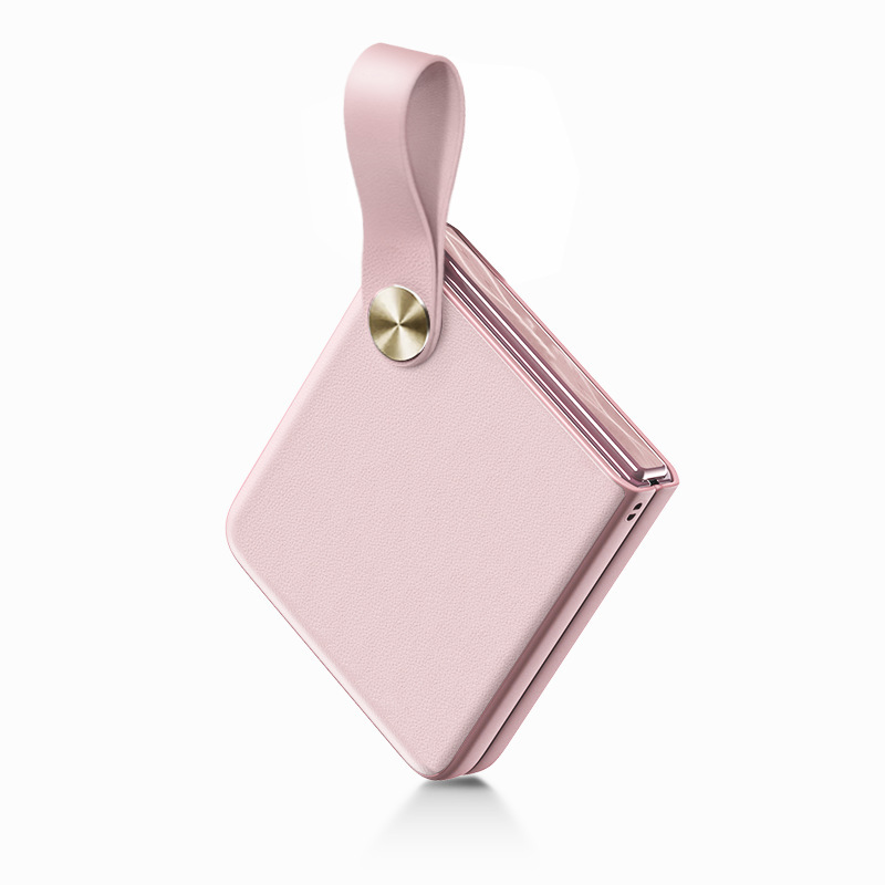 Compatible with OPPO N3Flip phone case and N2Flip portable handbag, vegan leather folding screen fashion drop-proof protective case