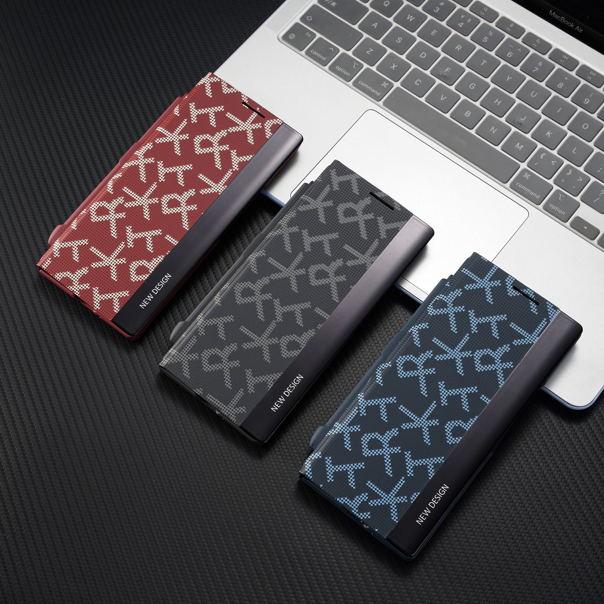 Compatible with Samsung Z Fold8/7/6 phone case, pen slot, 5/4/3 printed flip leather case, full coverage, drop protection