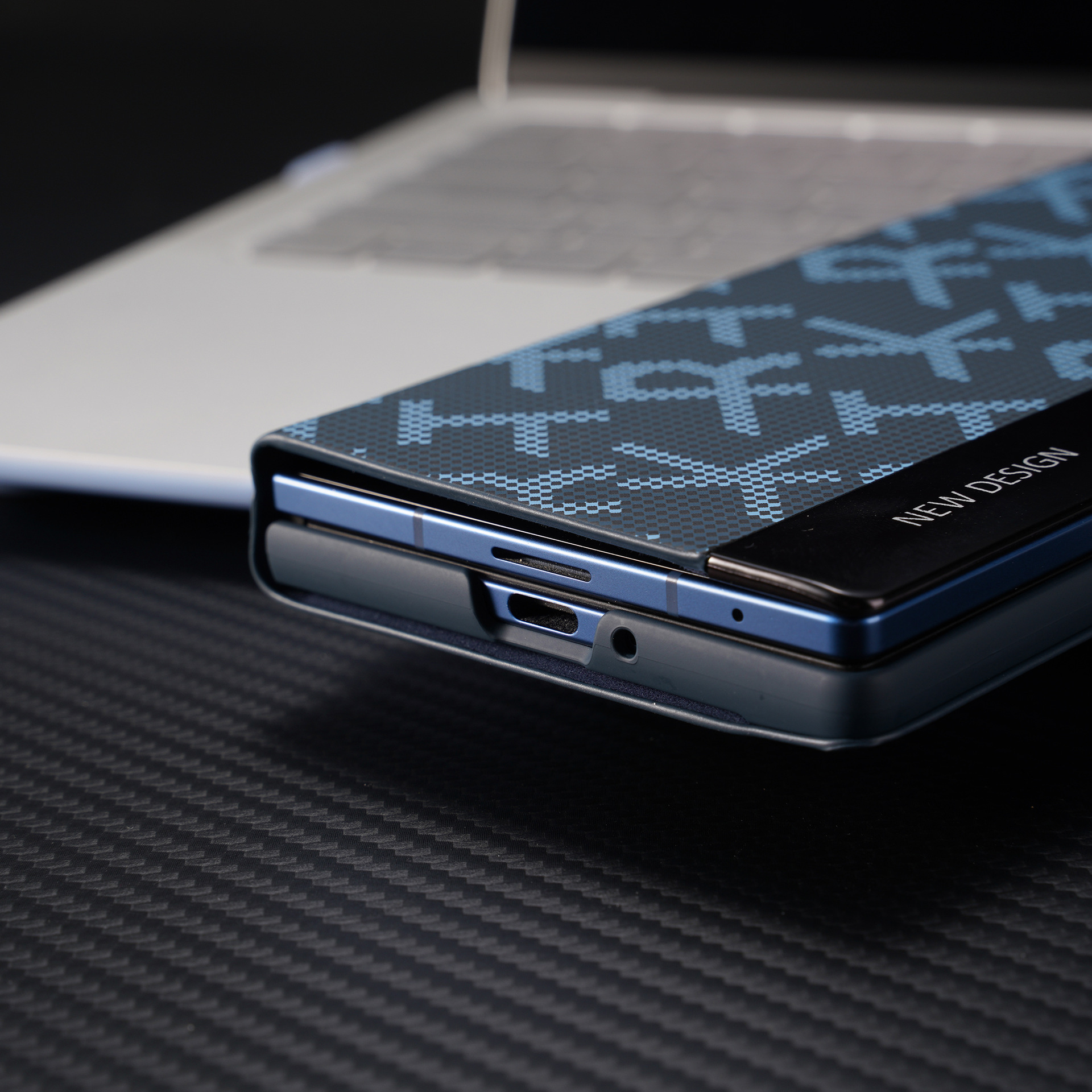 Compatible with Samsung Z Fold8/7/6 phone case, pen slot, 5/4/3 printed flip leather case, full coverage, drop protection