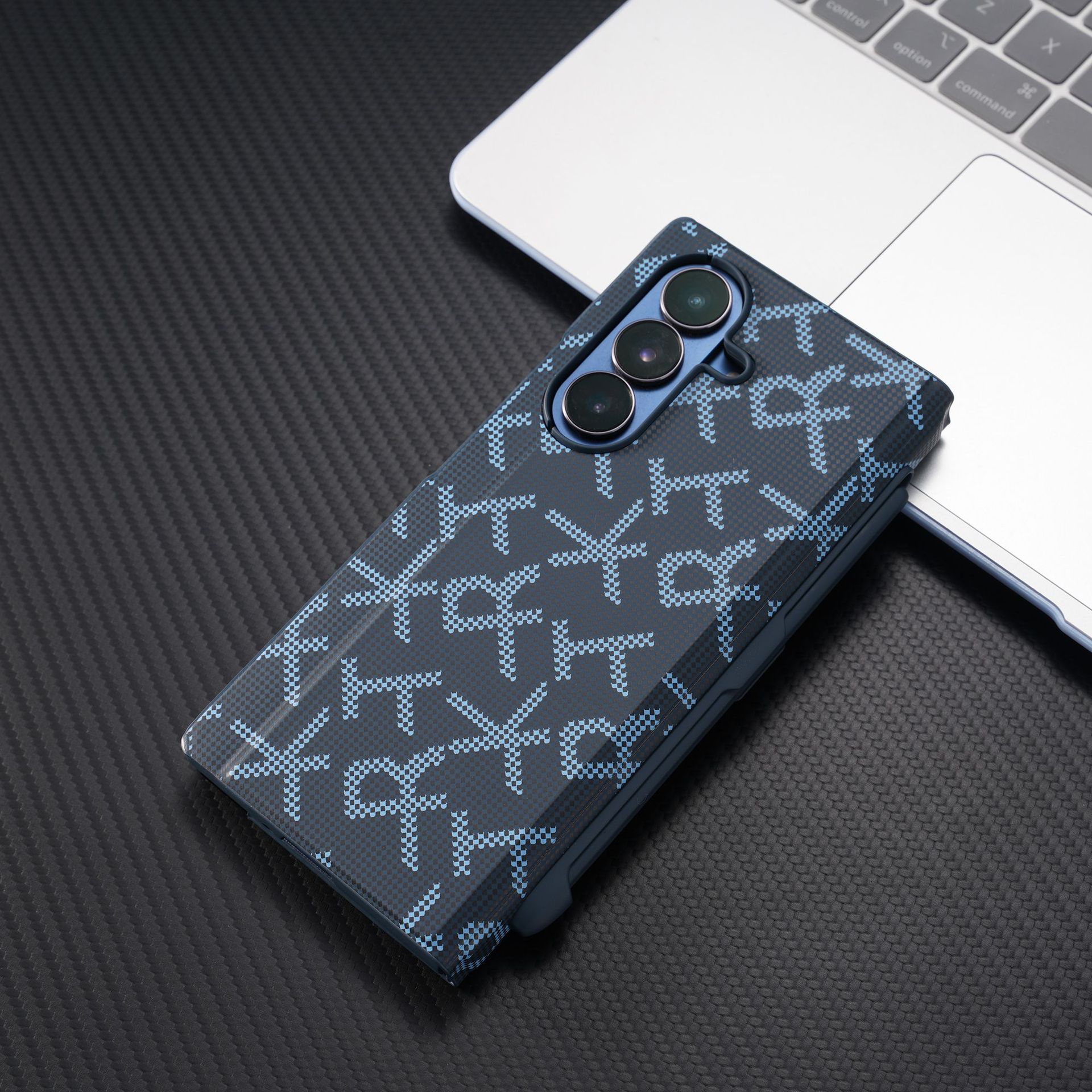 Compatible with Samsung Z Fold8/7/6 phone case, pen slot, 5/4/3 printed flip leather case, full coverage, drop protection