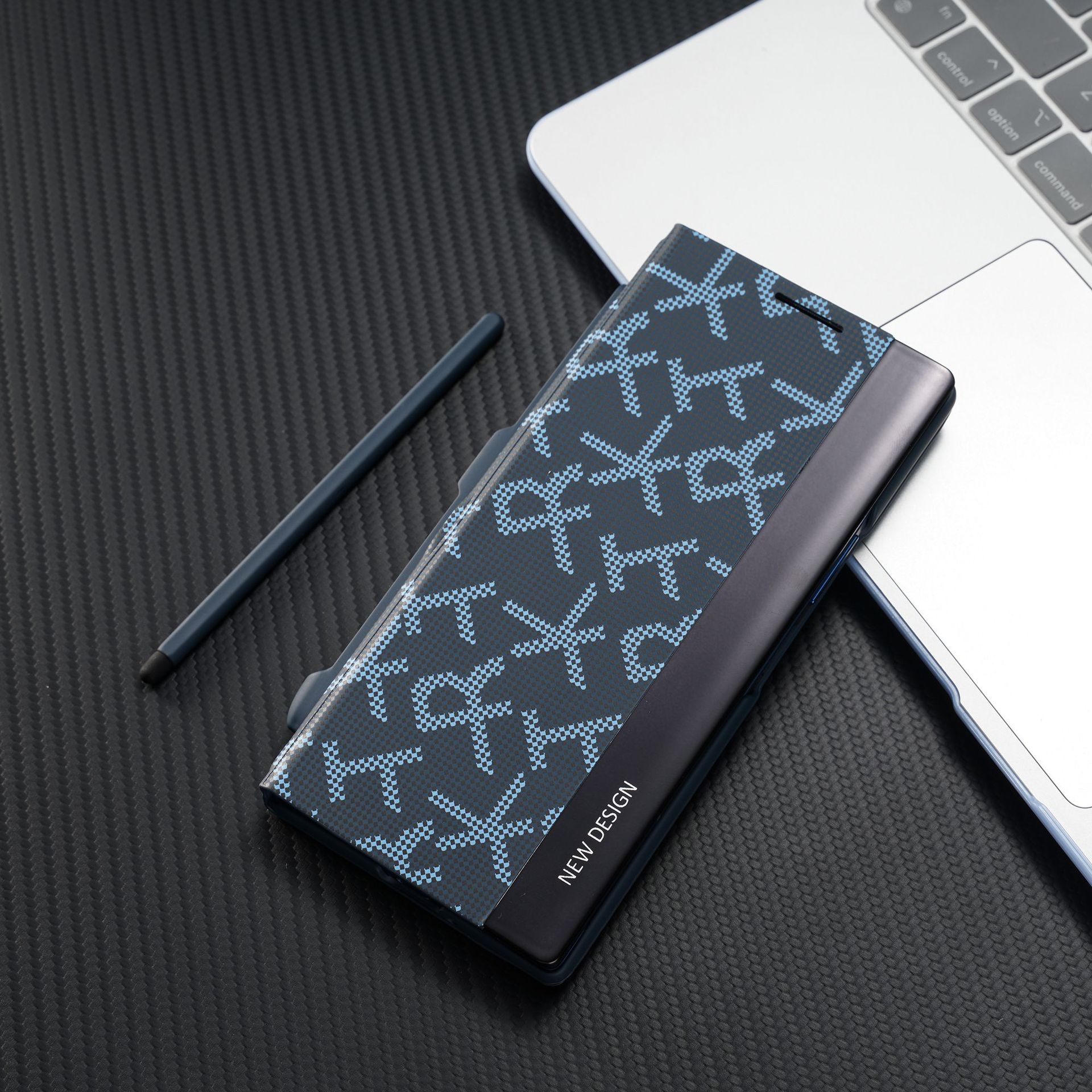Compatible with Samsung Z Fold8/7/6 phone case, pen slot, 5/4/3 printed flip leather case, full coverage, drop protection