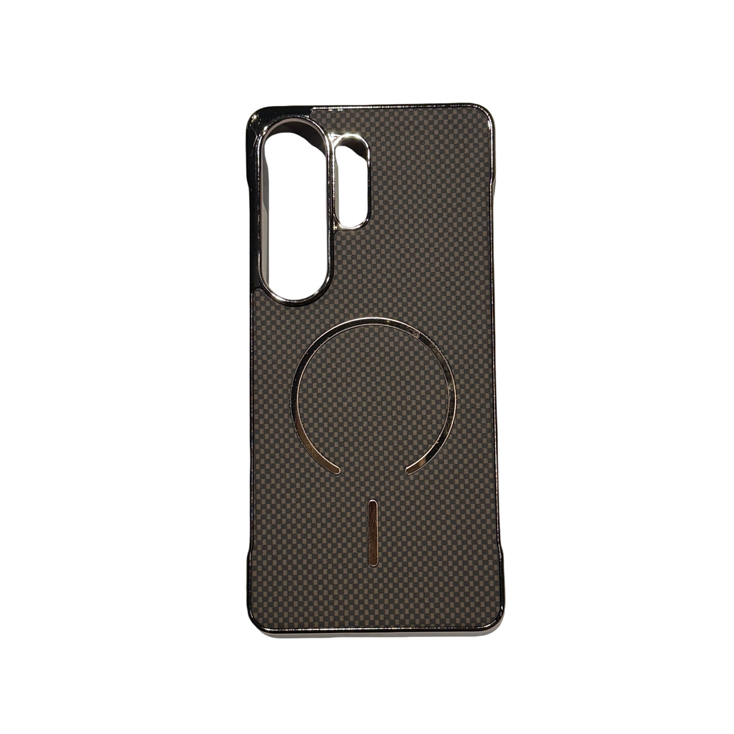 Compatible with Samsung S26 Ultra phone case, frameless magnetic, S25 Ultra electroplated Kevlar, S24P protective case