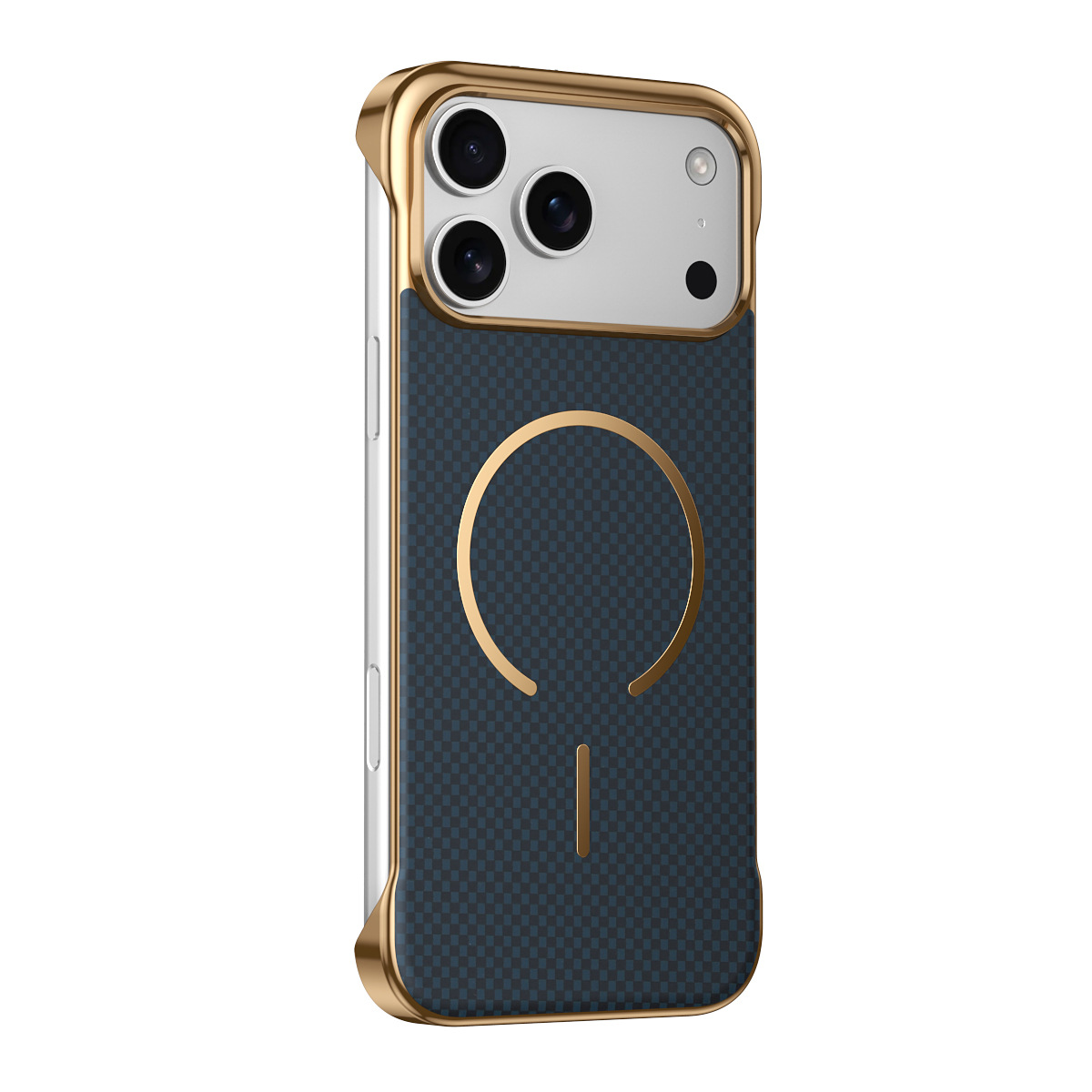 Compatible with Apple iPhone 17 Pro Max, wireless charging, 16 Pro, frameless, 15-inch electroplated ultra-thin skin-feel protective case