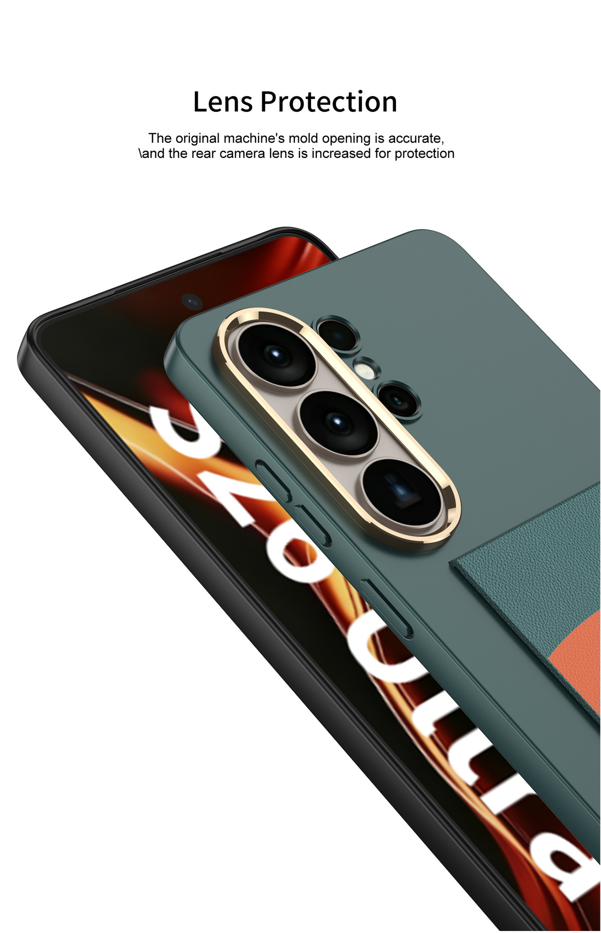 Compatible with Samsung S26 Ultra phone case, wristband, stand, contact lens frame, and S25 Ultra ultra-thin shockproof protective case
