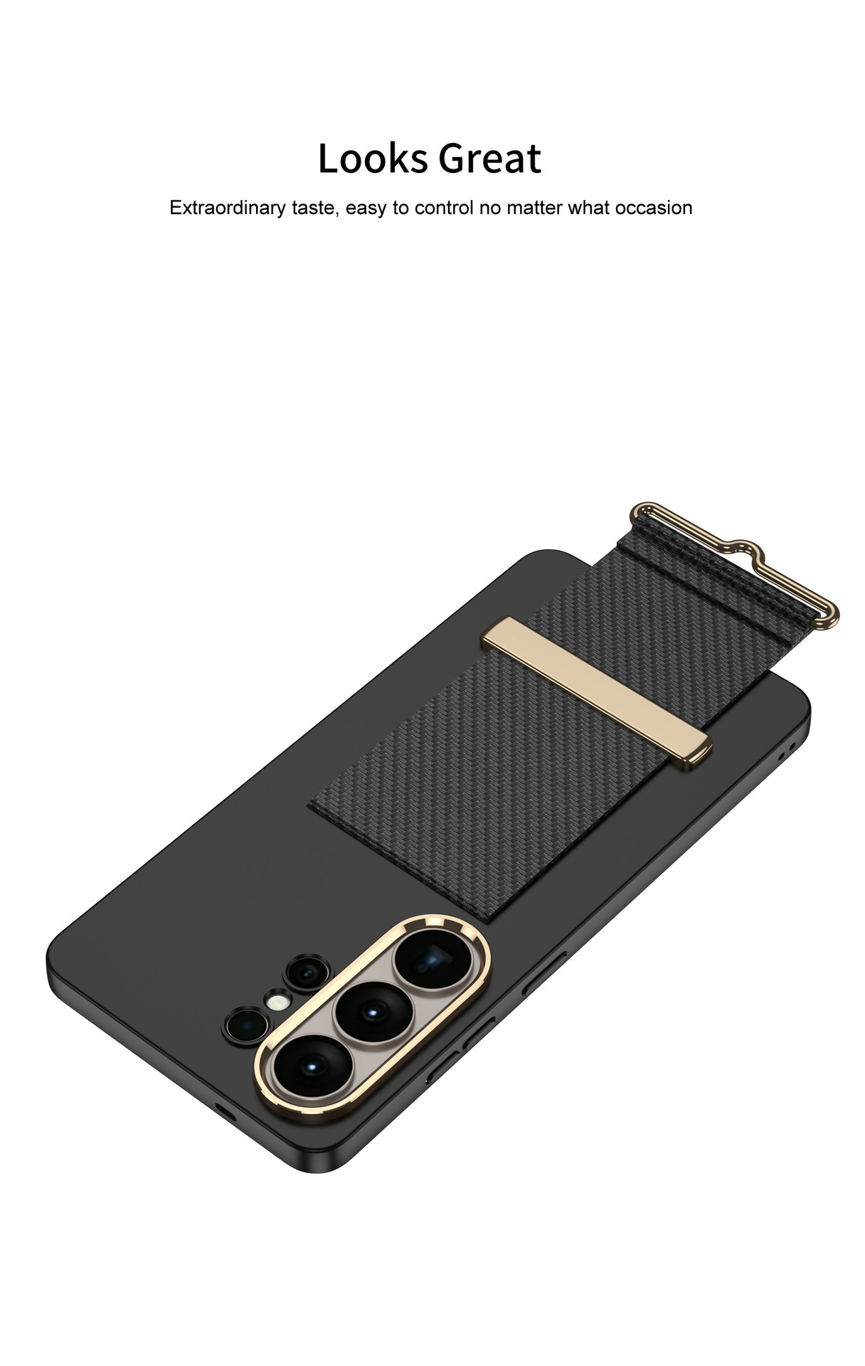 Compatible with Samsung S26 Ultra phone case, wristband, stand, contact lens frame, and S25 Ultra ultra-thin shockproof protective case