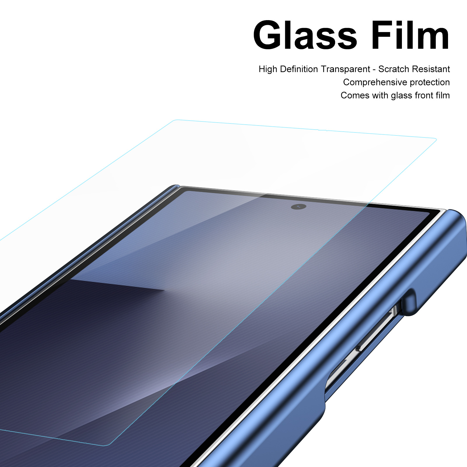 Compatible with Samsung Z TriFold phone case, dual-axis hinge, spring-loaded pen slot, tri-fold shockproof protective case.