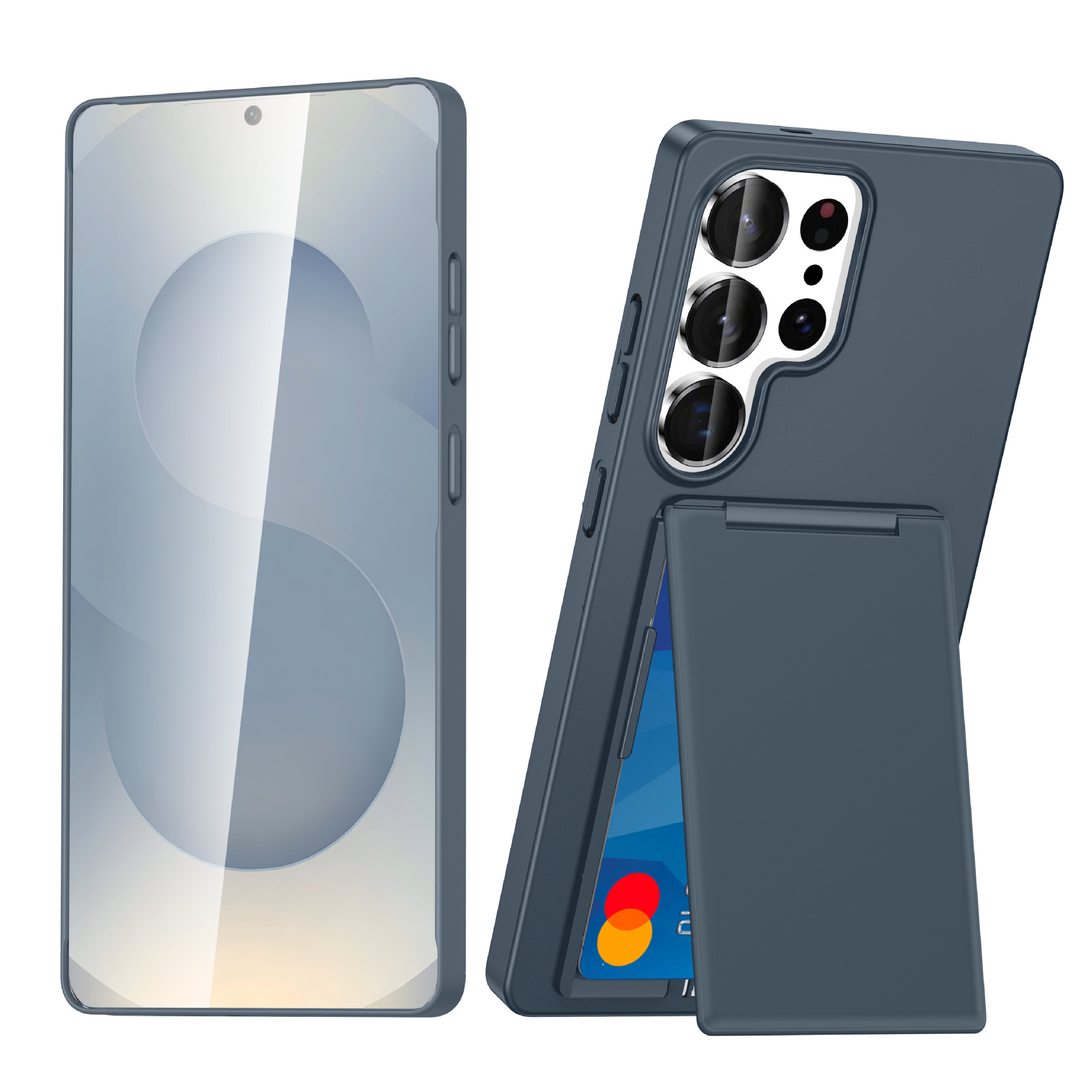 Compatible with Samsung S26 Ultra phone case, S25E card holder, S24P business card slot, and S23U drop-proof protective case.