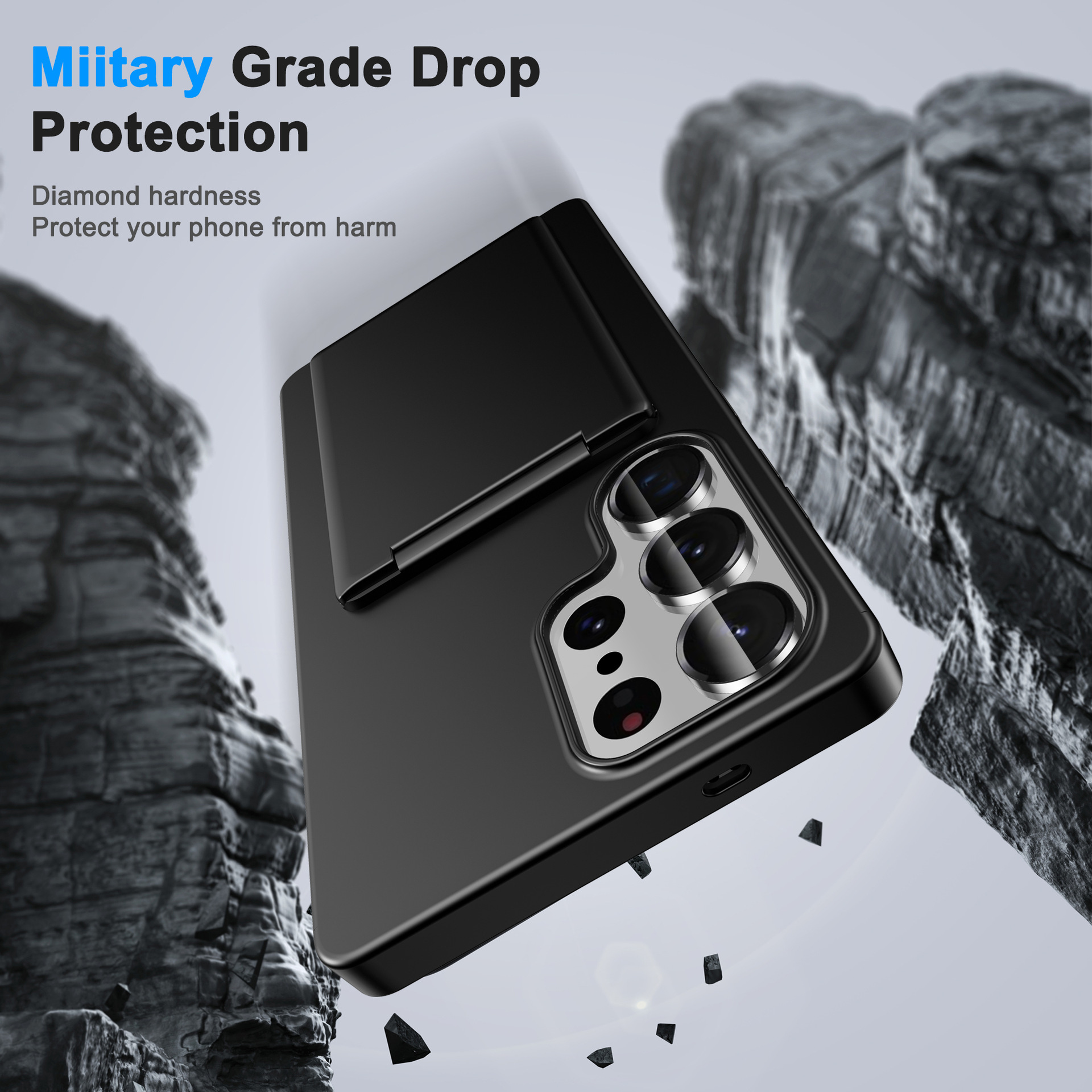 Compatible with Samsung S26 Ultra phone case, S25E card holder, S24P business card slot, and S23U drop-proof protective case.