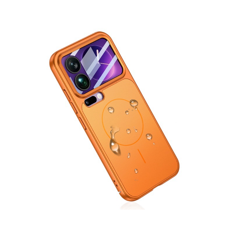 Compatible with Xiaomi 17 Pro Max phone case, 17 Pro large-view lens case, wireless charging, magnetic, full coverage, drop protection