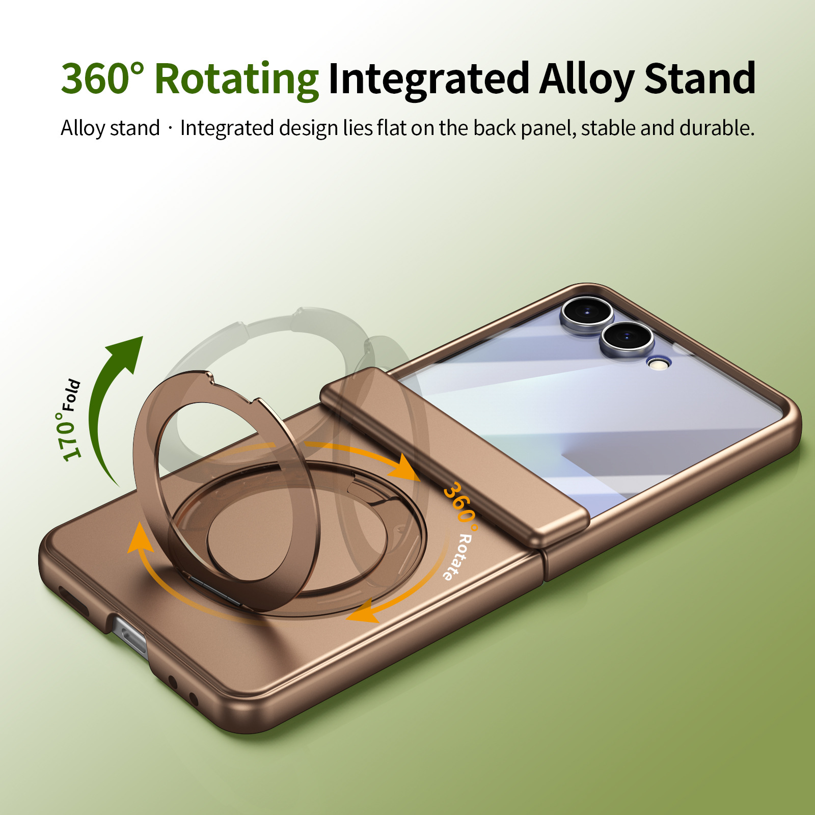Compatible with Samsung Z Flip 8/7 phone case, 6/5 wireless charging, magnetic 360° rotating stand, case, screen protector, hinge, full coverage.