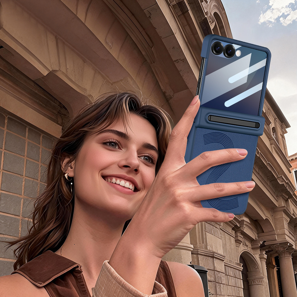 Compatible with Samsung Z Fold7/6 phone case, magnetic hinge, pen slot, includes pen, privacy screen protector, full-coverage protective case, cross-border e-commerce.