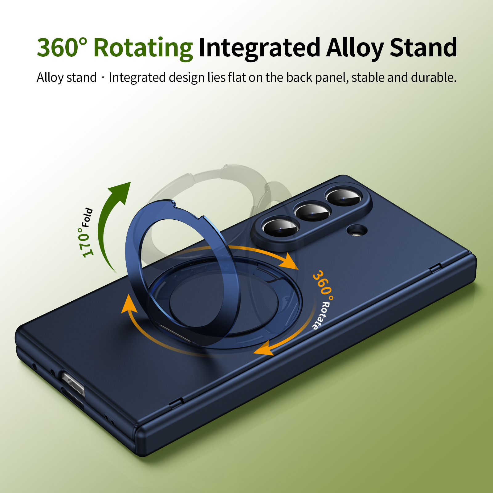 Compatible with Samsung Fold8/7 phone case, 6/5 wireless charging, magnetic swiveling stand, case film, hinge, full-coverage protective case.