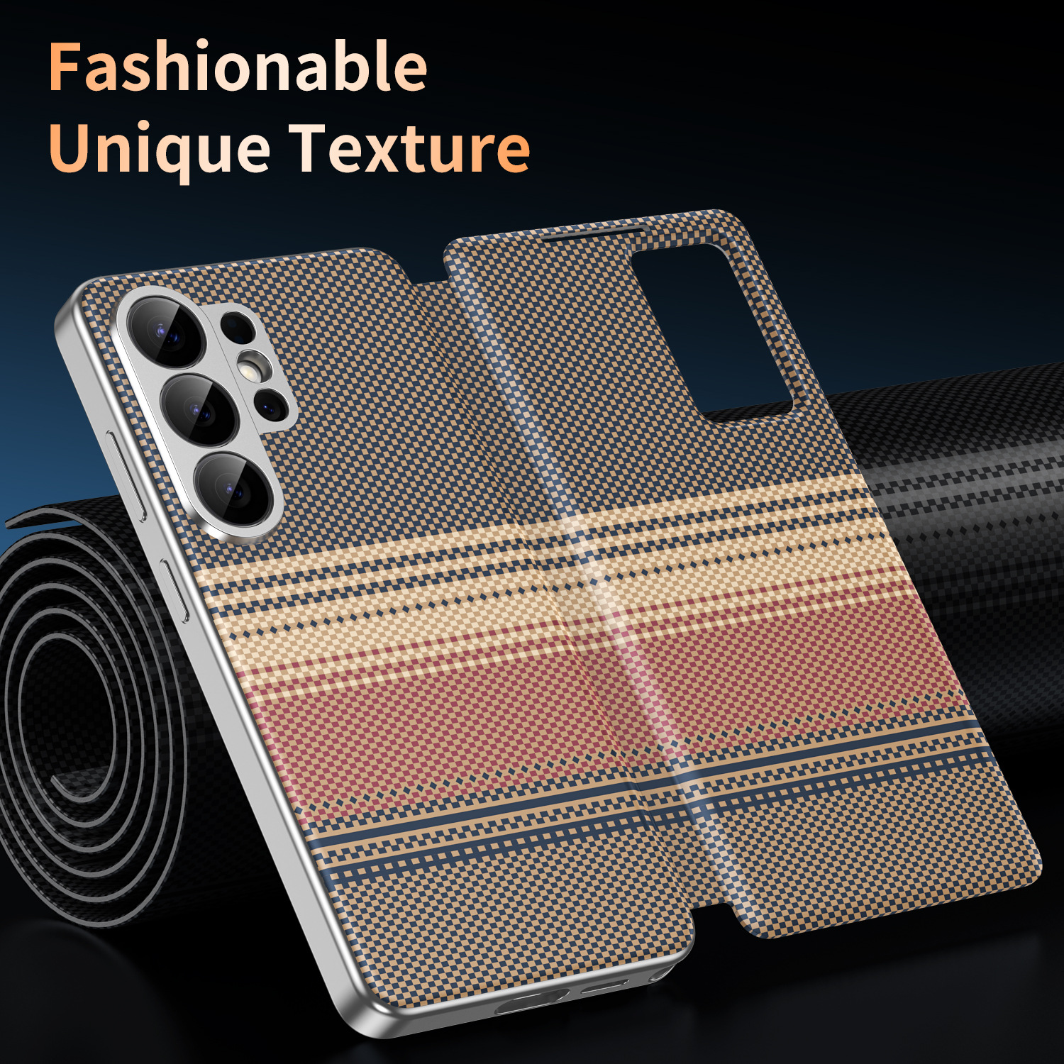 Compatible with Samsung S26 Ultra phone case A57, Smart Window S25P, SIM card slot S24U, vegan leather flip case A36