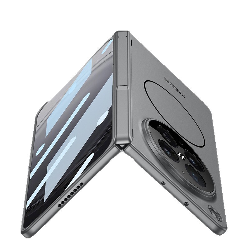 Compatible with OPPO Find N6 phone case, wireless charging, magnetic hinge, side stand, privacy case, full coverage, shockproof case