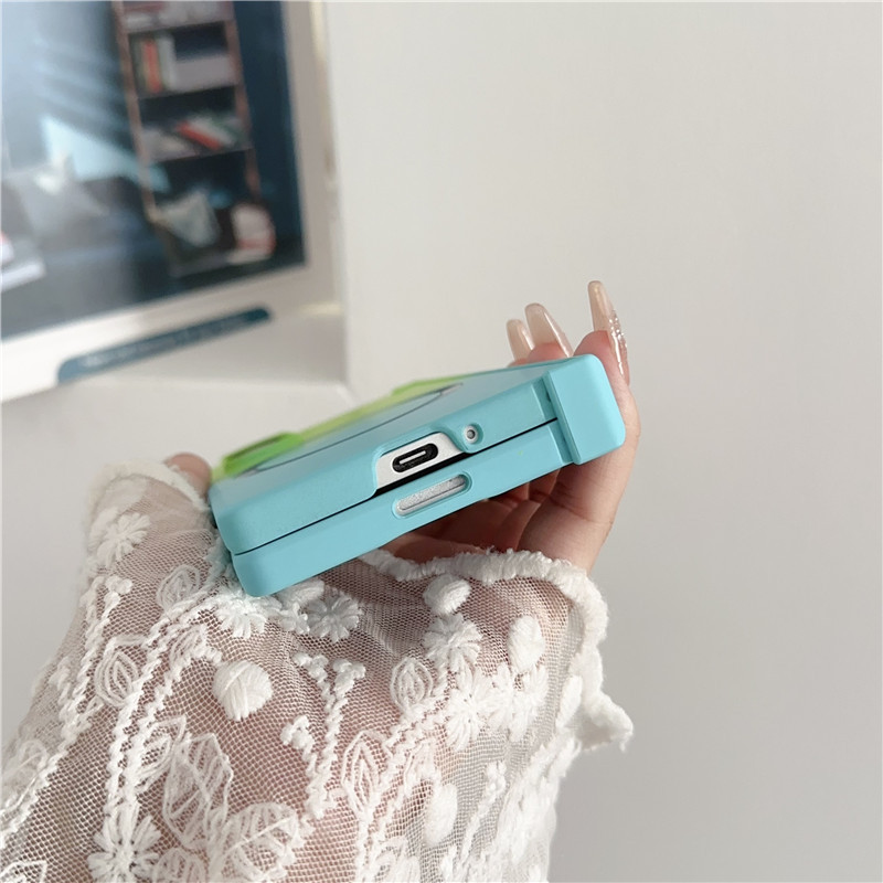 Compatible with Samsung ZFold8/7 phone case, 6/5 wireless charging, magnetic gradient color-blocking Flip7 foldable screen protective case